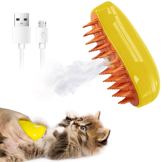 3 in 1 Self Cleaning Steam Pet Grooming Brush