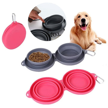 Foldable Double Bowl