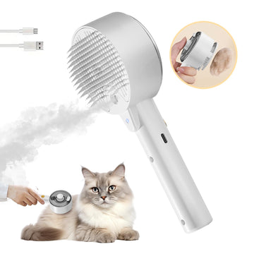 Self Cleaning Steam Pet Grooming Brush